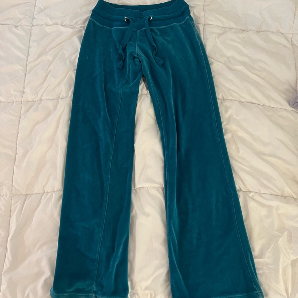 Pink Rose Velour Tracksuit Bottoms